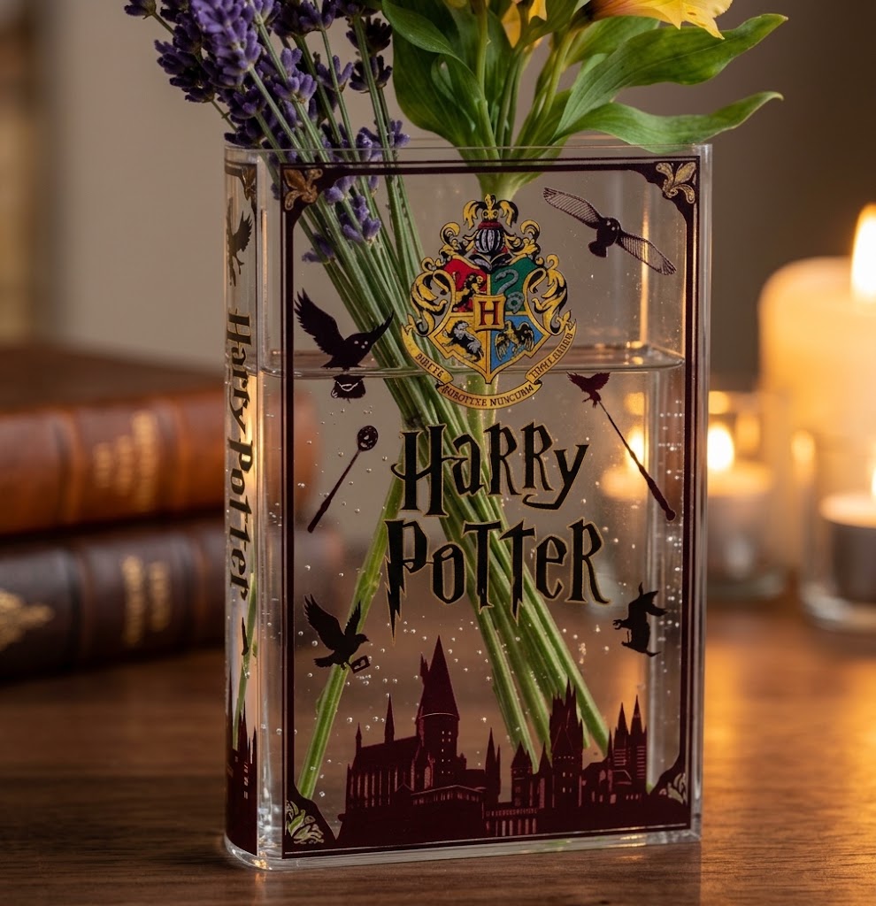 Harry Potter Temalı Kitap Vazo